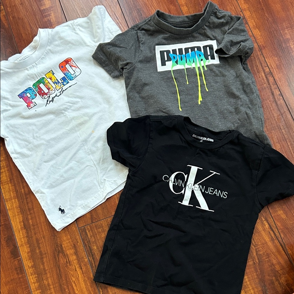 Calvin Klein Black Logo Kids T-Shirt
